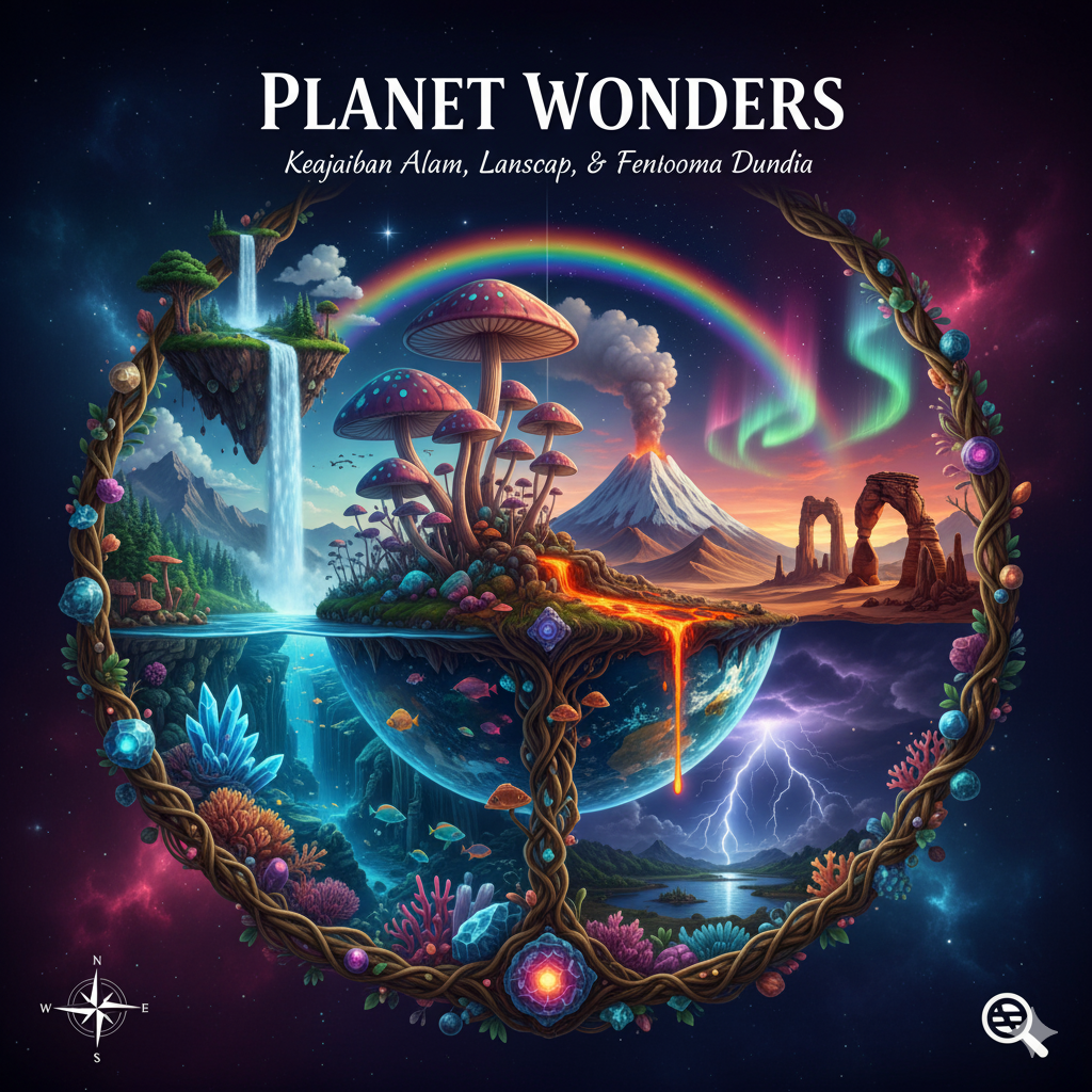 🌎 Planet Wonders | Keajaiban Alam, Lanskap, & Fenomena Dunia
